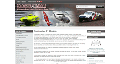 Desktop Screenshot of colchestera1models.co.uk